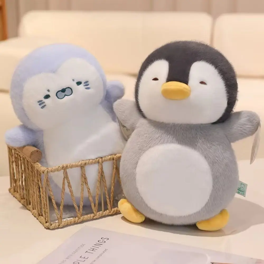 

Simulation Penguin Breathing Stuffed Animal Music Lights Breath Penguin Toys Rhythmic Funny Sound Sleeping Doll