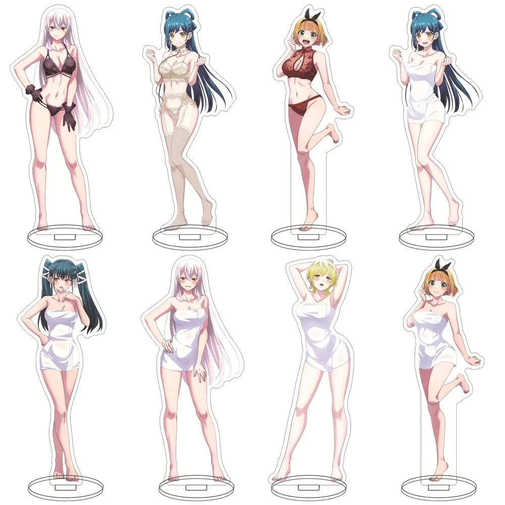 Figuras de Anime de Mato Seihei No Slave, modelo de soporte, utilería de decoración de escritorio, utilería acrílica, regalos para fanáticos