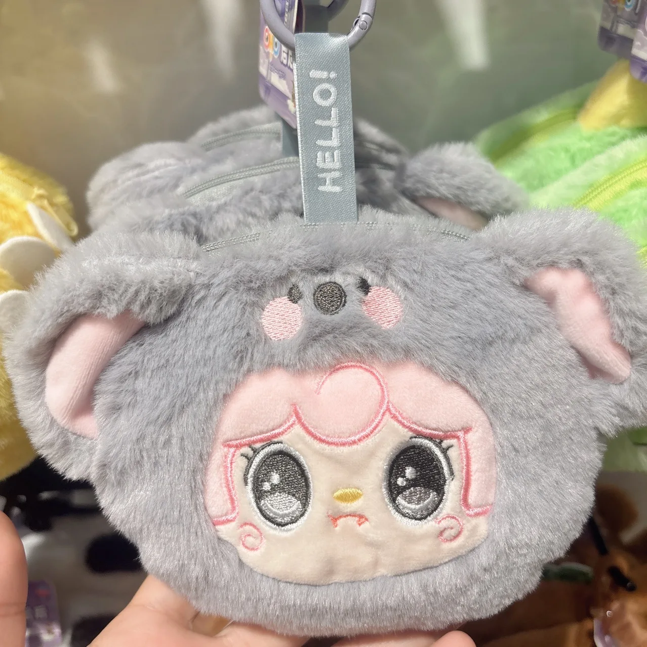 새로운 핫 모델 플러시 동전 지갑 귀여운 소녀 키 체인 동물 보관 가방 크리스마스 선물