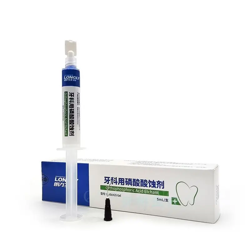 Dental Material LL Etch 35 Gel Dental Phosphate Etching Agent Dental Clinical Restoration Oral Laboratory Consumables 5ml/pcs