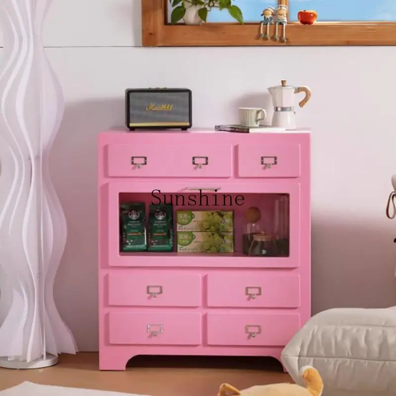 

Modern simple living room sofa side cabinet, bedroom foyer children's toys bedside storage