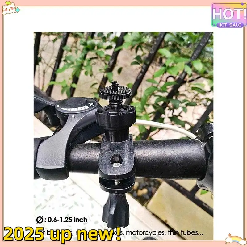 Classy-Bike 스포츠 카메라 클램프 마운트 홀더 클립 자전거 Insta360 GO3 액션 카메라 용 360도 회전 브래킷