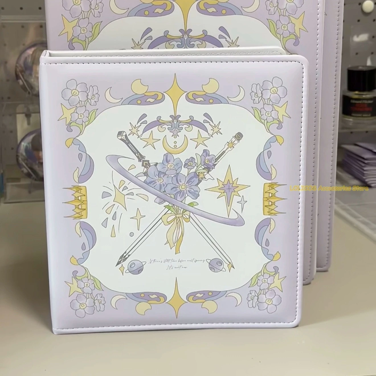 Anime Peripheral Xavier Love and Deepspace Cosplay Cartoon A5 Leather Card Book Small Card Storage Album Gift ﻿ - view 5