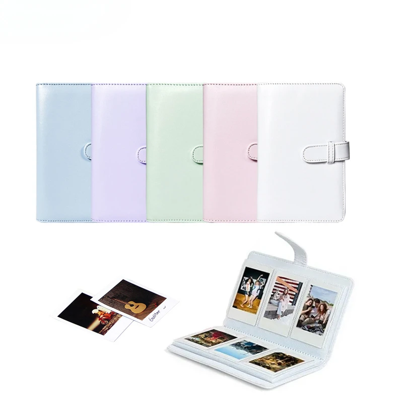 

Damaite 108 Pockets 3 Inch Mini Film Photo Album PU Leather Cover Photo Paper For Fujifilm Instax Mini 12 Album Picture Case