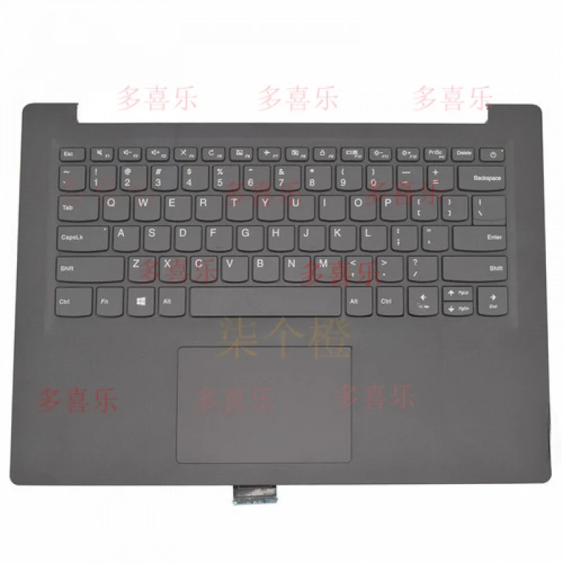 

ZMZM New For Lenovo ideapad V14-IIL Palmrest Upper Case US Keyboard KB Bezel IG TEX