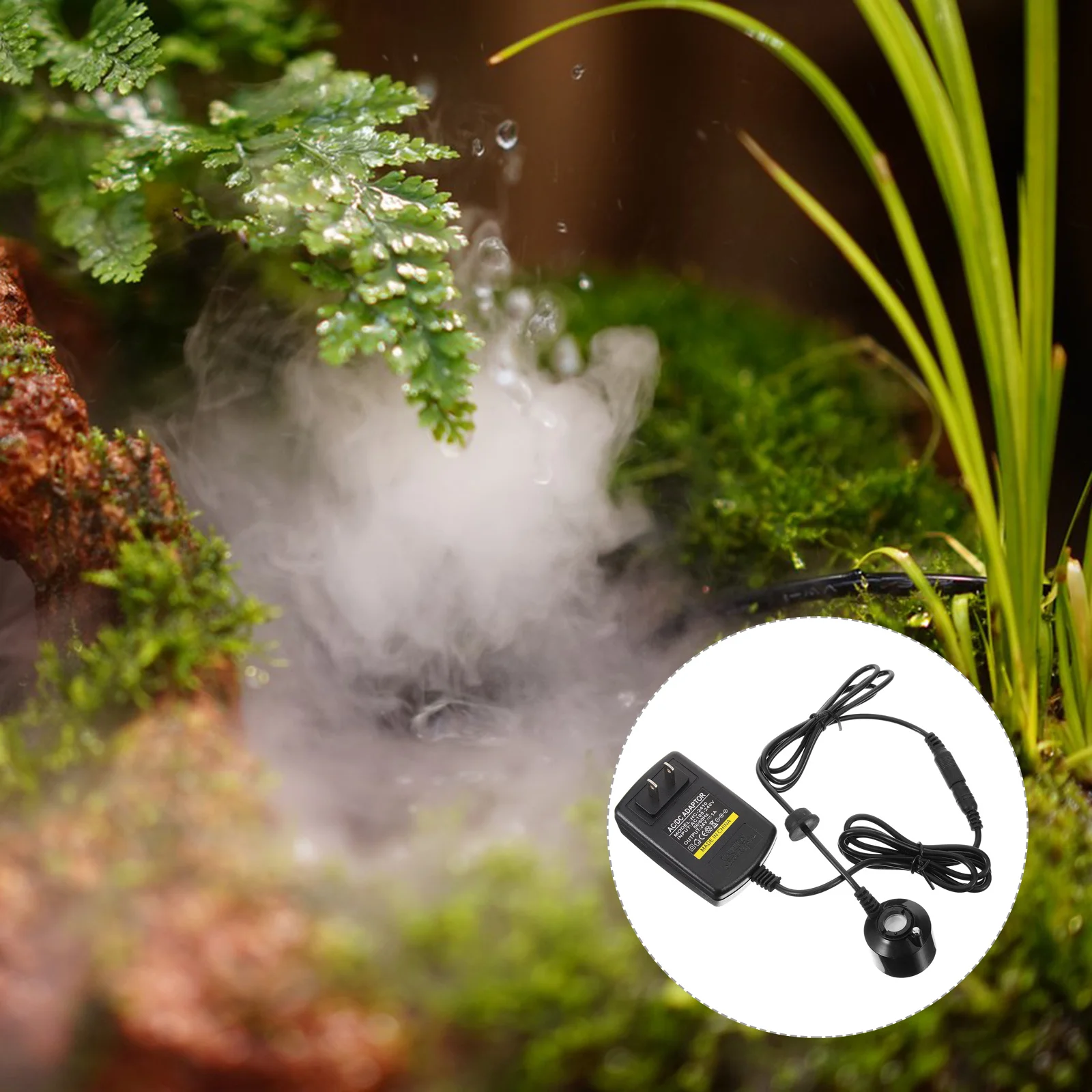 

Air Fogger Mist Maker For Fish Tank Pond Fountain Garden Decor Low Noise Water Fog Machine Halloween Bonsai Aquarium Mister