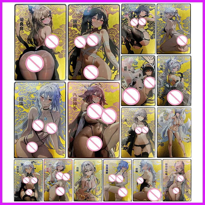 

Аниме «История богини», редкий размер A6, металлическая коллекционная карта Кирара, Цзинлию Ху Тао Яэ Мико Сино Топаз, игрушки для мальчиков, подарок на день рождения