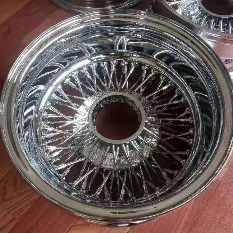 20*8.5/9 inch 100 spoke wire deep dish forged wheels rim center lock fit for nissan micra k11