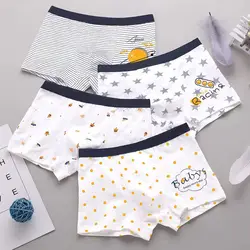 Childrens underwear Boys Flat Angle Pure Cotton Medium To Large Boys Boxer Shorts Year Old Shorts Childrens Panties 2-17T