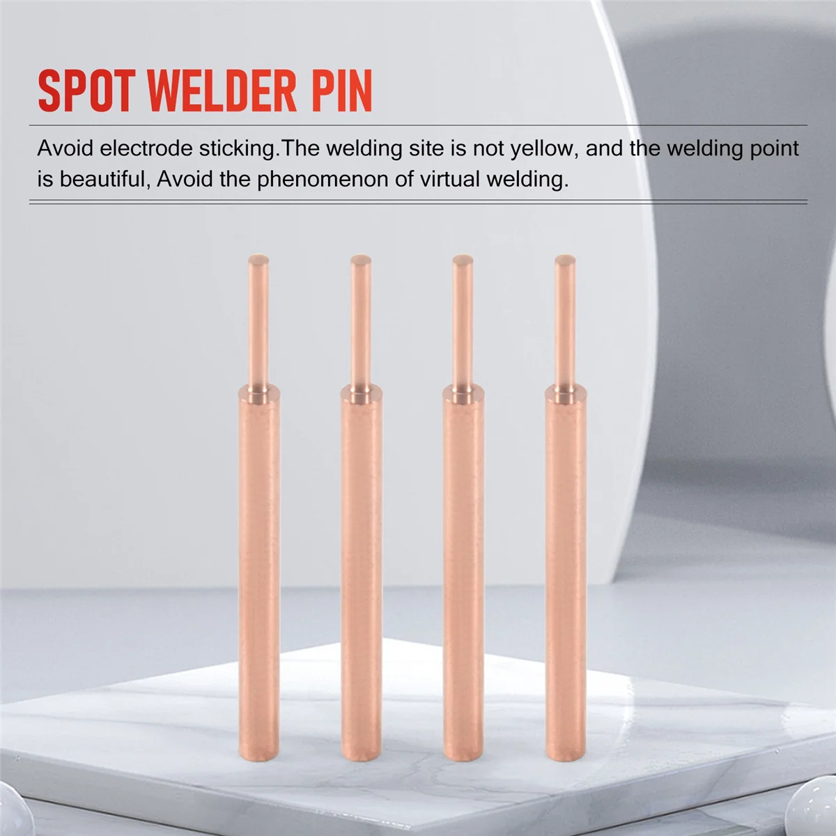 8PCS Welding Needle Aluminum Oxide 3mm Eccentric Rod Welding Machine Welding Pen Brazing Battery Nickel Plate