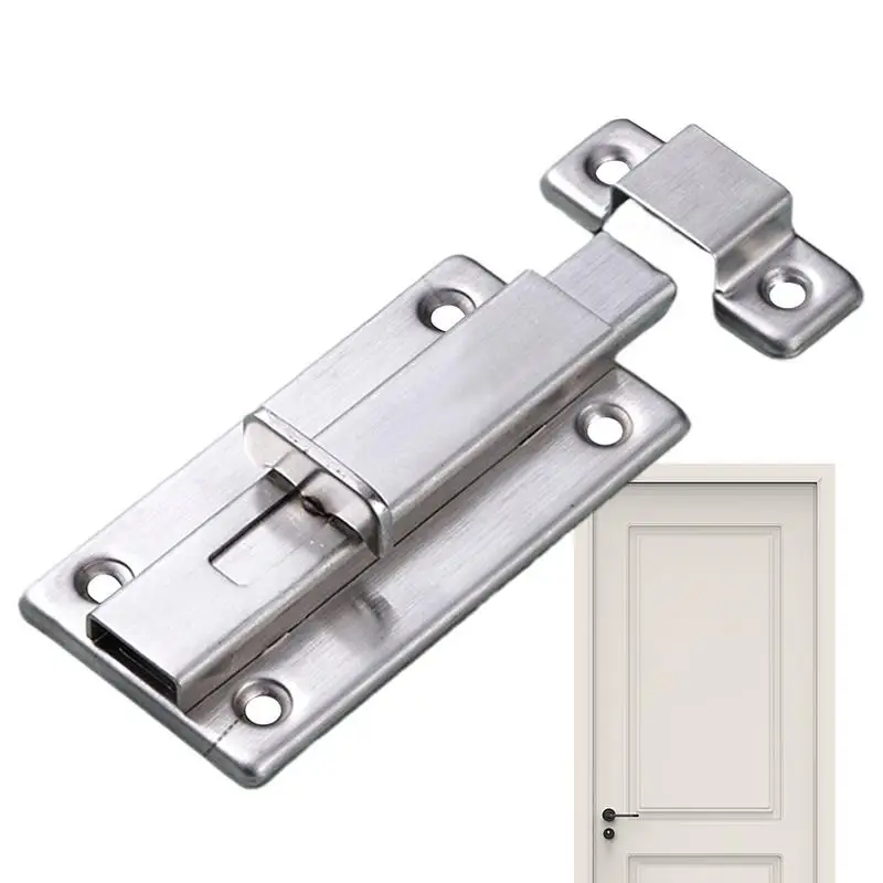 Door Security Latch Push-Button Manual Door Latch Lock Automatic Spring Design Anti-Theft Latch For All Kinds Of Room Doors