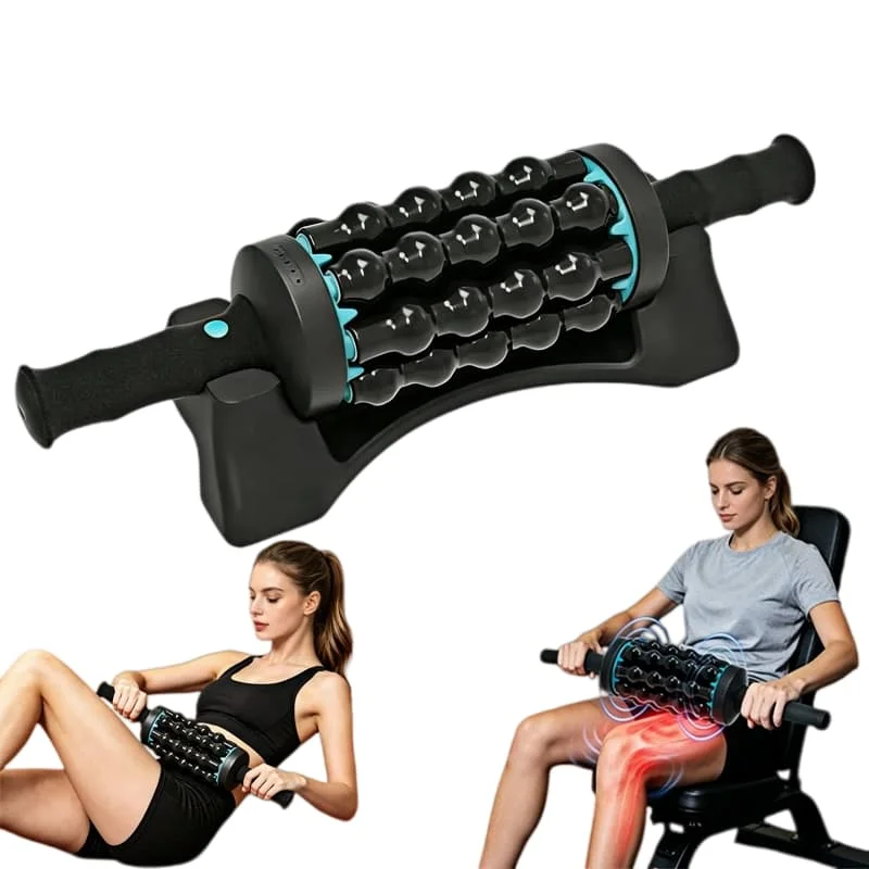 

Massage Roller Deep Tissue Electric Body Massager for Back Leg Foot Pain Relief 5 Speed Rechargeable Handheld Massager for Gym