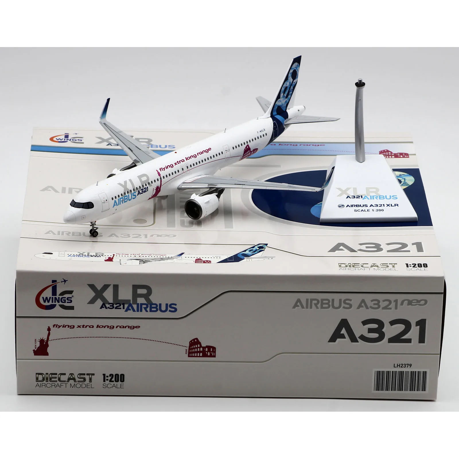 

LH2379 Alloy Collectible Plane Gift JC Wings 1:200 Airbus Industrie "House Color" A321 Diecast Aircraft Jet Model F-WXLR