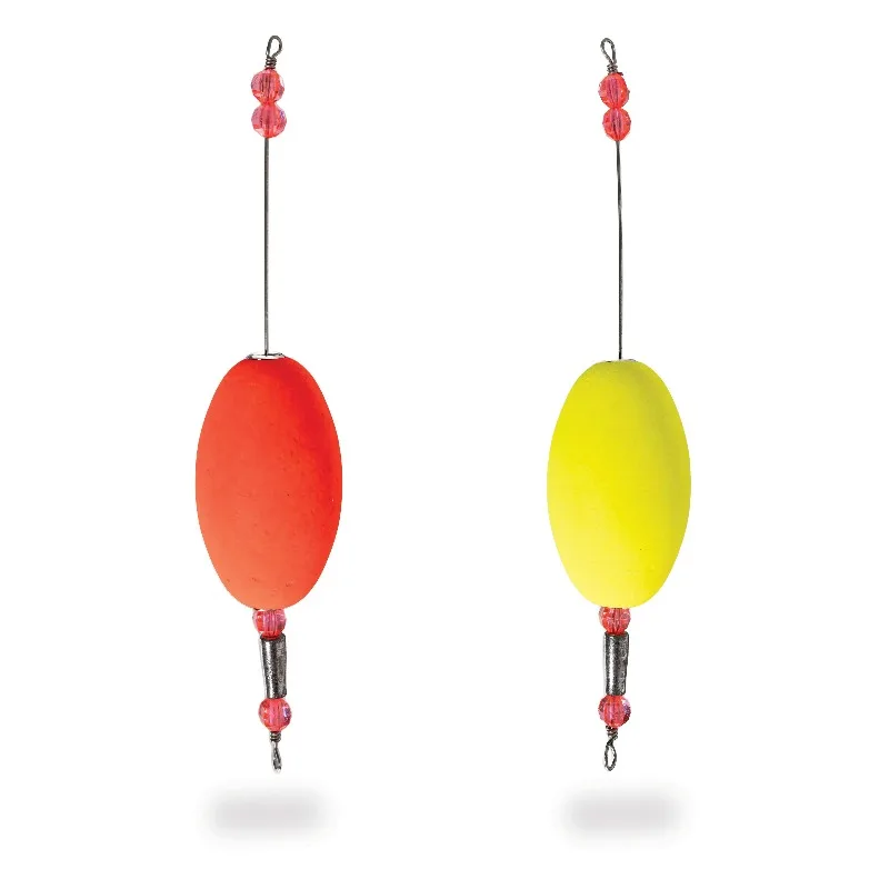 (2 pack) Weighted Oval Rattle Fishing Float, 2.5-Inch, 2-Pack