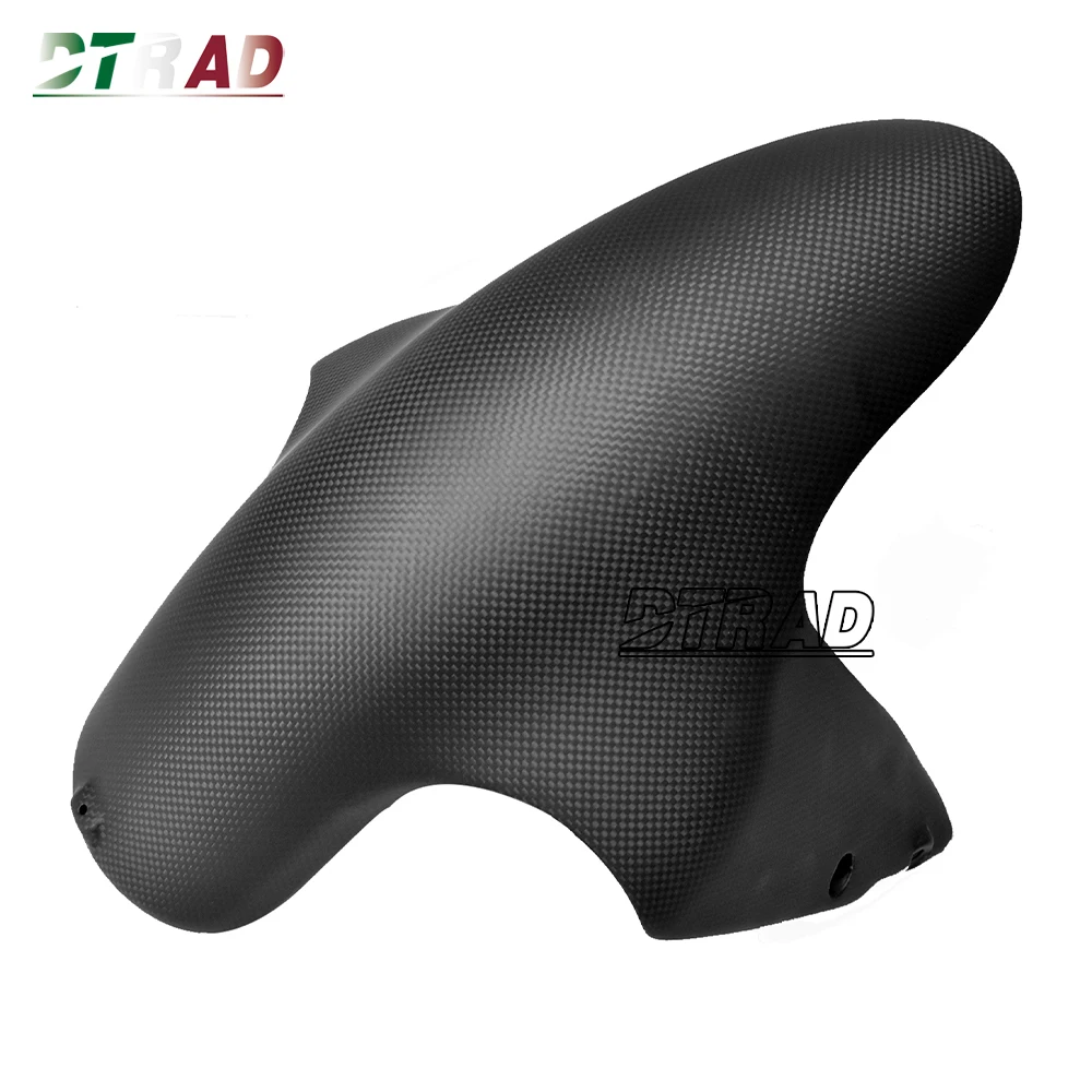 For DUCATI 848 EVO 1098 1198 S R Real Carbon Fiber Front Fender Mudguards Mud Splash Guards Wheel Cover Motorcycle Fairing Matte
