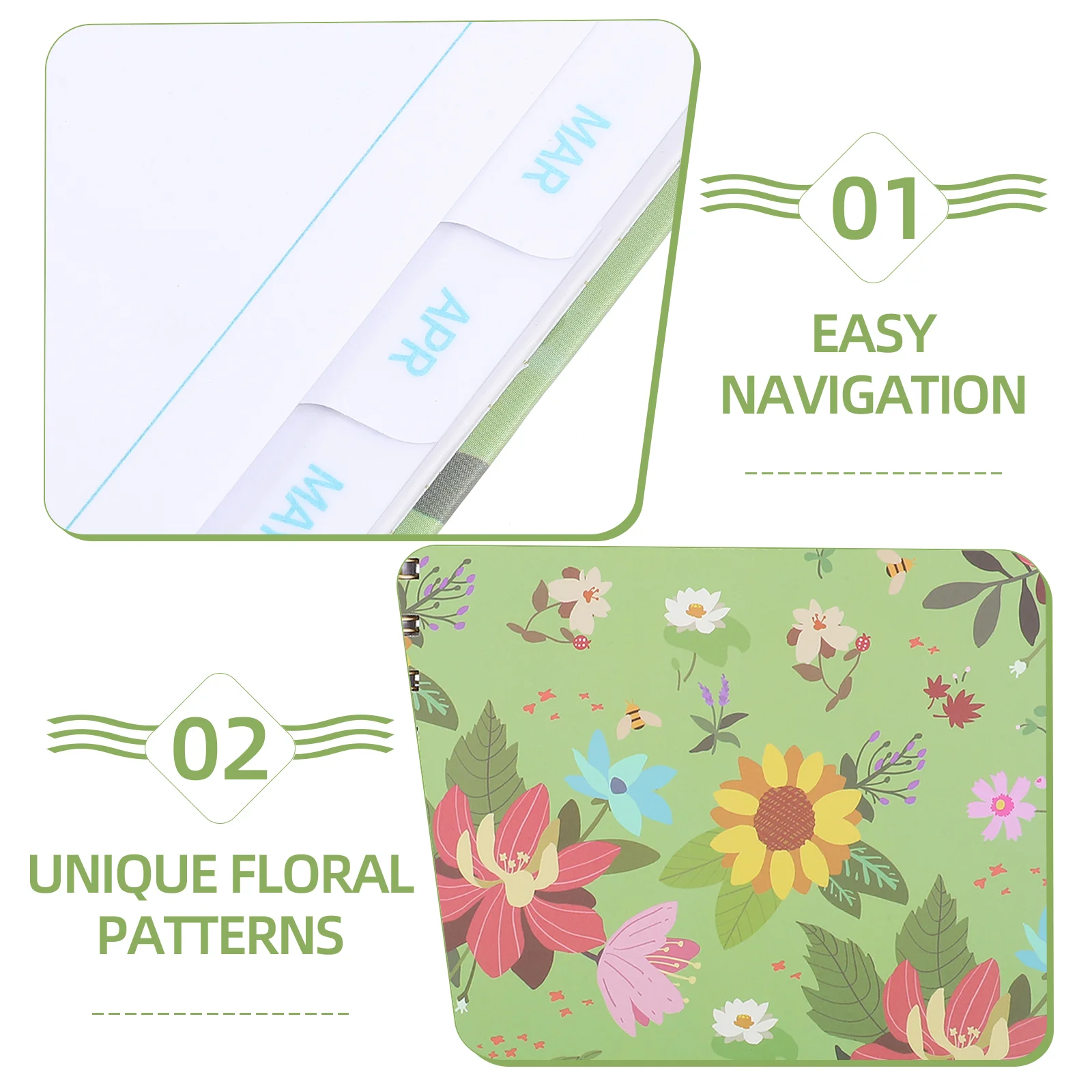 2024 -2025 Notebook Work Notepad to Do Academic Calendar Weekly Monthly Planner Hardcover