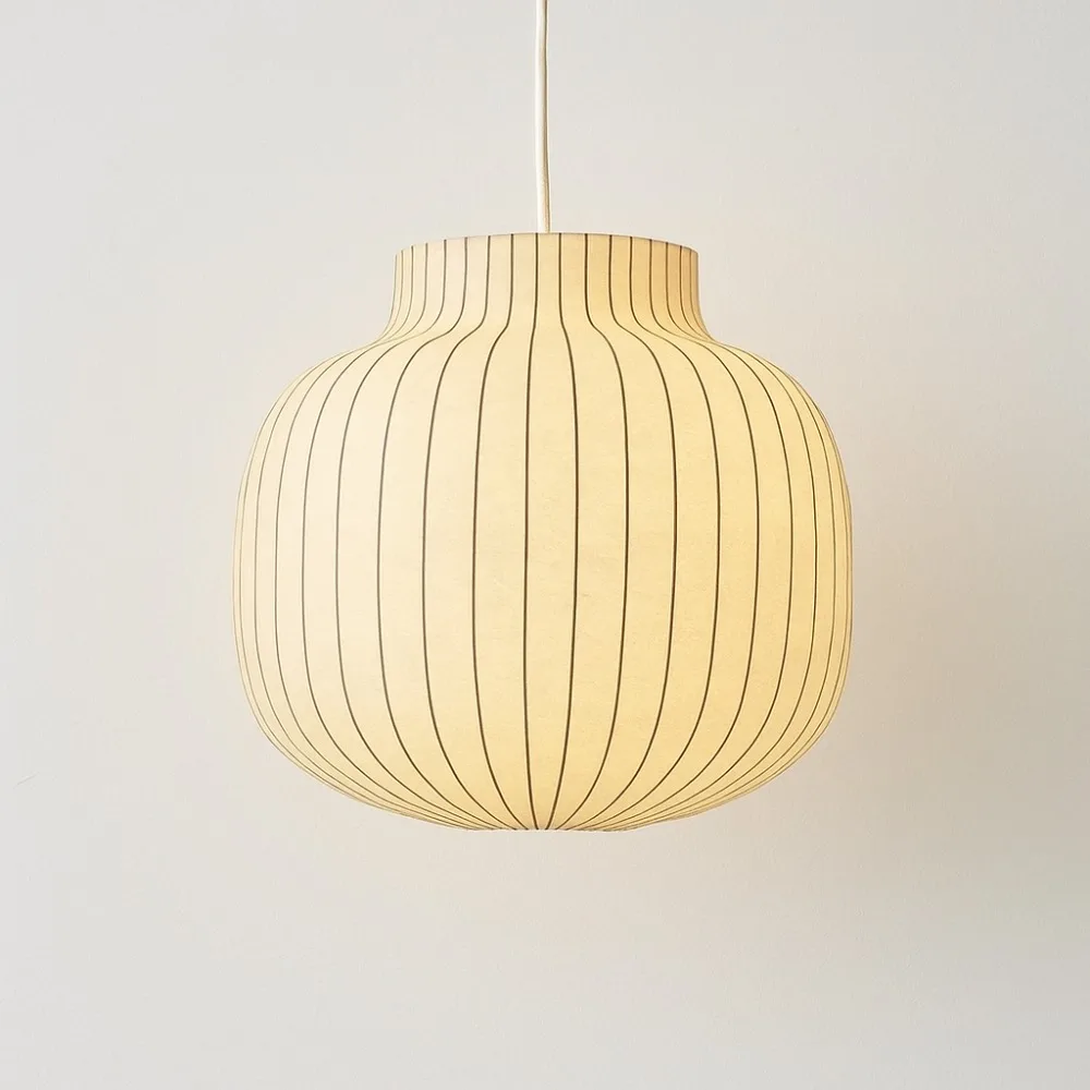 

JOYINLED Japanese Wabi Sabi Silk Chandelier 30/50CM White Ceiling Chandelier Nordic Dining Living Room Bedroom Pendant Lighting