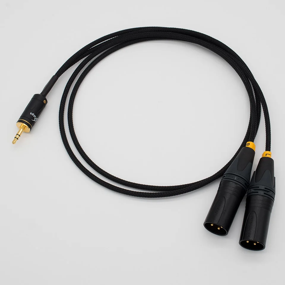 Mogami kabel XLR 3.5mm Jack przejście ze złącza męskiego na podwójne XLR męski kabel splittera do mikrofonów głośniki konsole dźwiękowe wzmacniacz