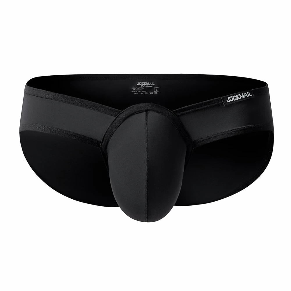 الحقيبة الكبيرة الرجال الملابس الداخلية ملخصات رياضي الداعم سراويل calzoncillos Hombre مثلي الجنس الملابس الداخلية رقيقة جدا سلسلة الحرير الجليد الرجال #5