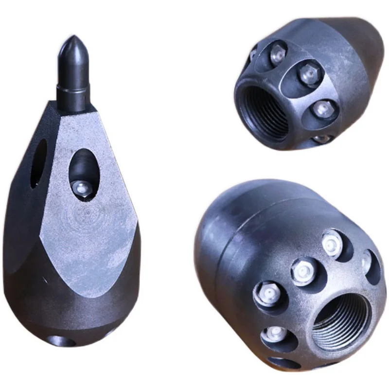 

Municipal Pipeline Dredging High-pressure Cleaning Vehicle Stainless Steel Ceramic Nozzle Mine Mouse Pagoda Puncture Nozzle