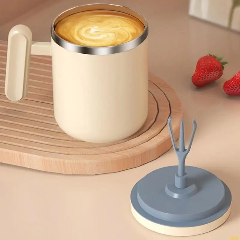 A0NC自動攪拌コーヒーマグ電気ミキシングマグステンレス鋼コーヒーマグ