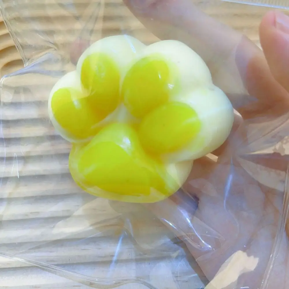 Pata de gato elegante, juguete de rebote lento, Mini oso, juguete para apretar pan, dibujos animados, pan hawaiano creativo, juguete de rebote lento, regalo