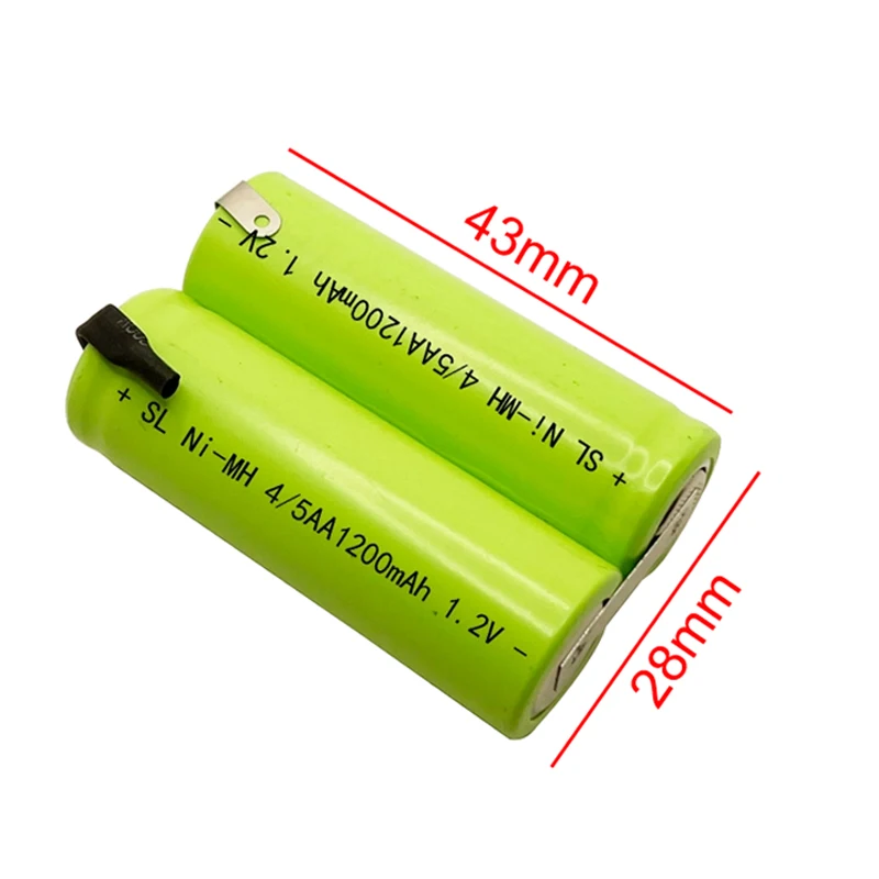 Akumulator 4/5AA 2.4V 1200mAh ni-mh do golarki 996 philips