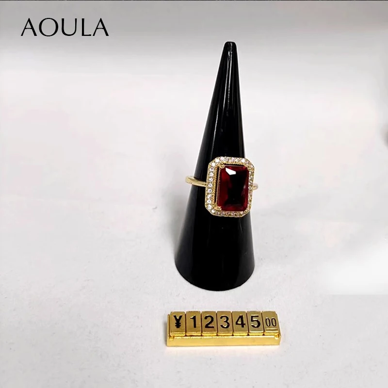 عرض السعر المغناطيسي مكعب رقم رسالة شارة السعر مكعب كتلة قابل للتعديل الدولار حامل الإطار التسمية لعلامات متجر بيع بالتجزئة للمجوهرات