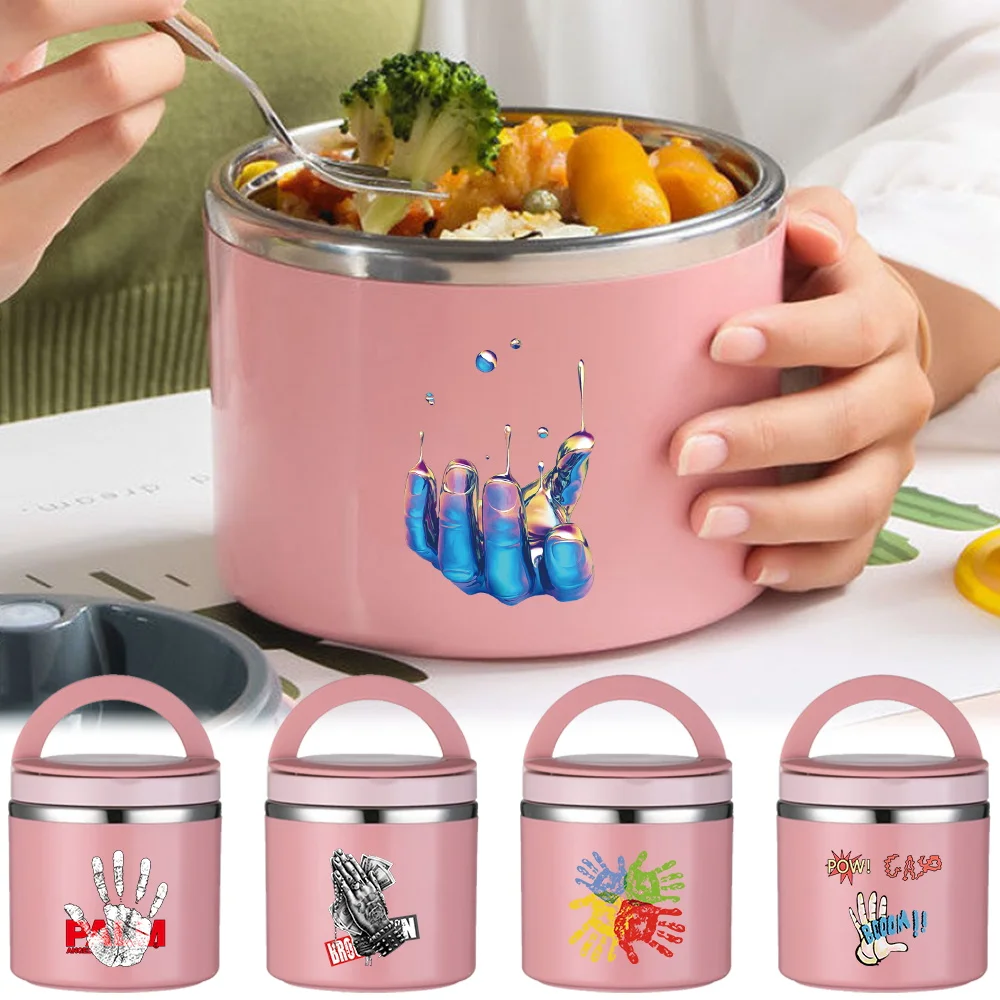 

Новая термокружка для супа с ручкой, маленький изолированный ланч-бокс для детей, студентов и рабочих, легкий переносной бенто-бокс, термос для пикника