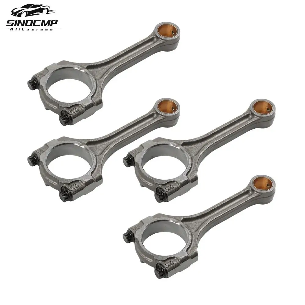 

4Pcs Engine Connecting Rods 23510-2B700 235102B700 For Hyundai Sonata Elantra Kia Forte Soul 1.6L Turbo Engine Accessories