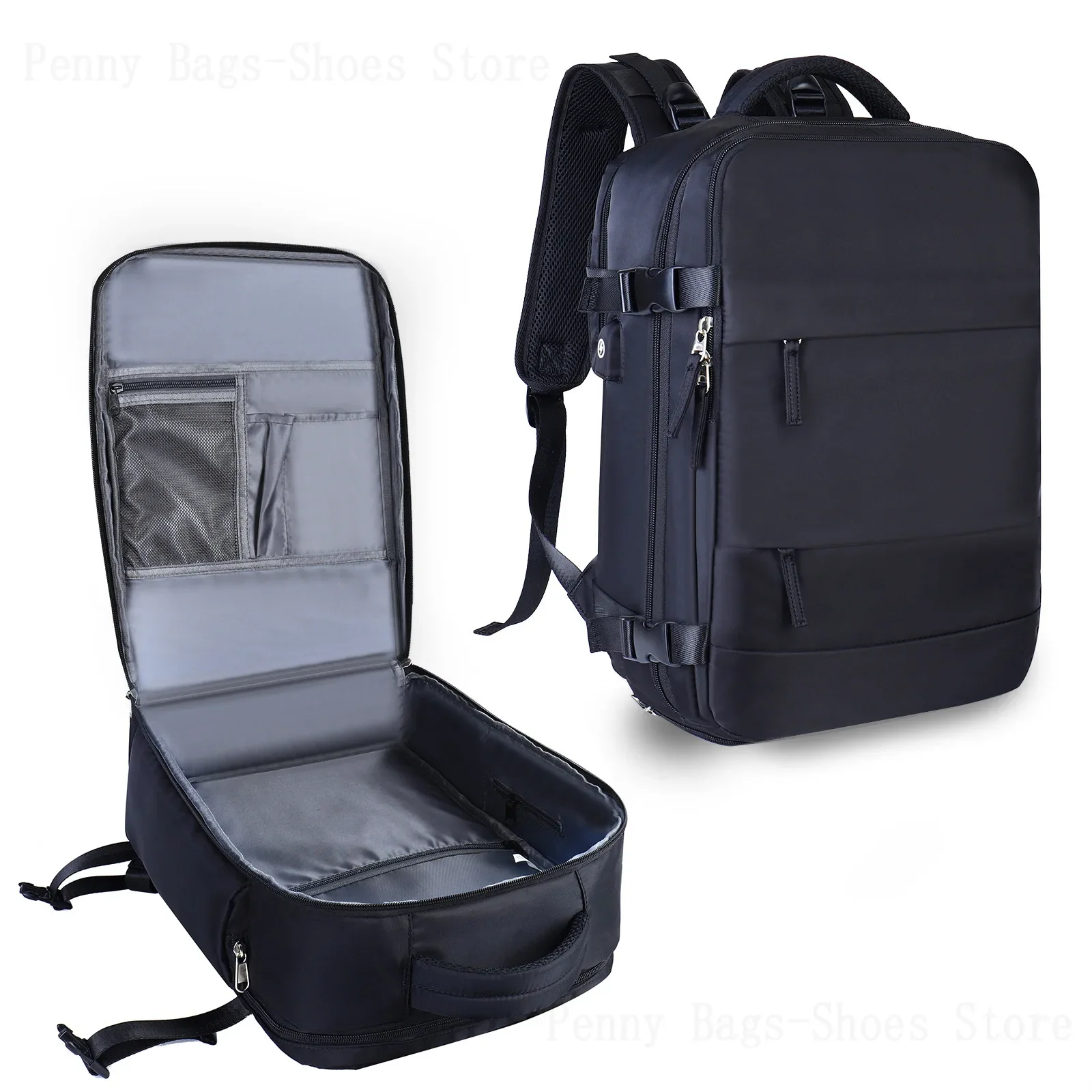 

2024 Women's Large Travel Carry-On Backpack Hiking Backpack Waterproof Outdoor Sports Leisure School Bag