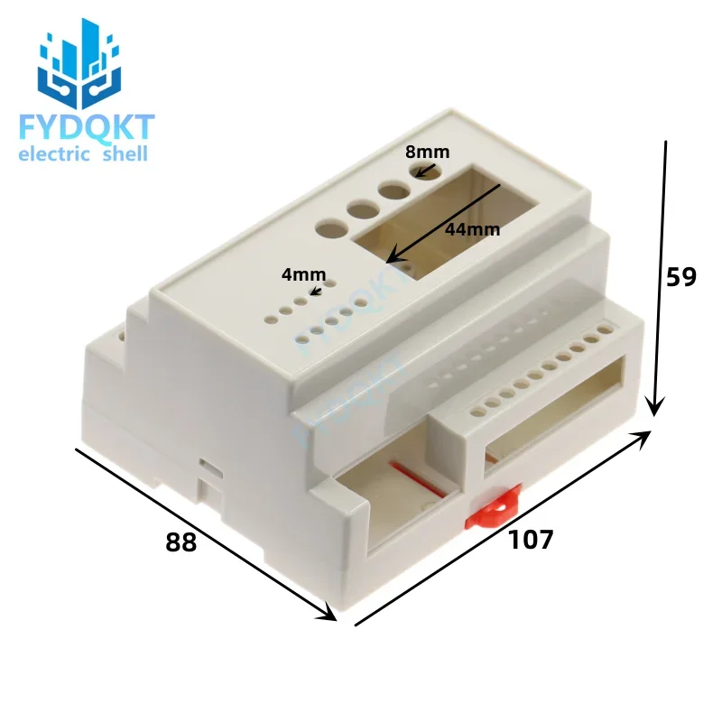 Factory direct sales New guide rail Monitor shell Plastic shell 4-33: 88X59X107MM project box enclosure  Junction Boxes