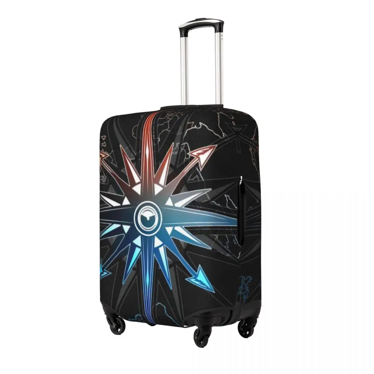 Navigator Compass Print Luggage Protective Dust Covers Elastic Waterproof 18-32inch Suitcase Cover Travel Accessories