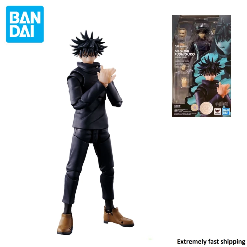 In Stock Original Bandai S.H.Figuarts Jujutsu Kaisen Fushiguro Megumi Action Figure Anime Model Toy Gift