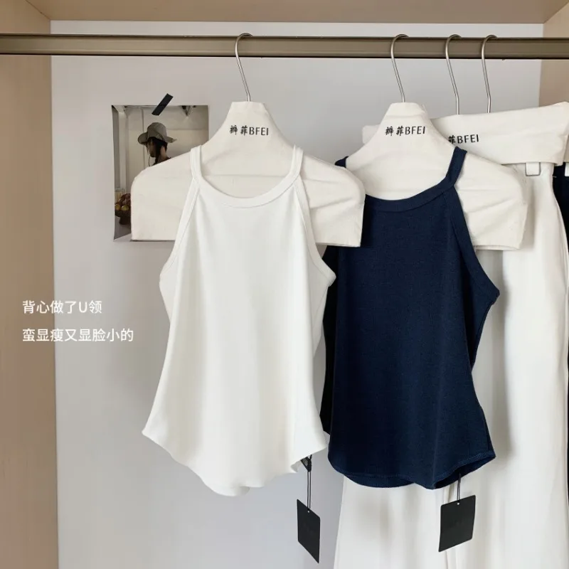 

Комплект из двух предметов Slack, тонкий жилет с круглым закругленным подолом и свободные прямые брюки со шнурком