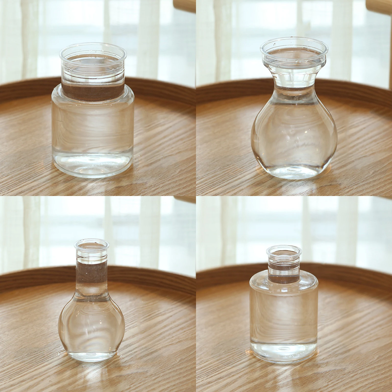 Nhỏ Bình Cho Centerpieces Hoa Nhựa Nụ Bình Hoa Mộc Mạc Mini Trong Suốt Bình Hoa Hình Khối Độc Đáo Cho Đám Cưới Dinning Trang Trí Nhà Cửa