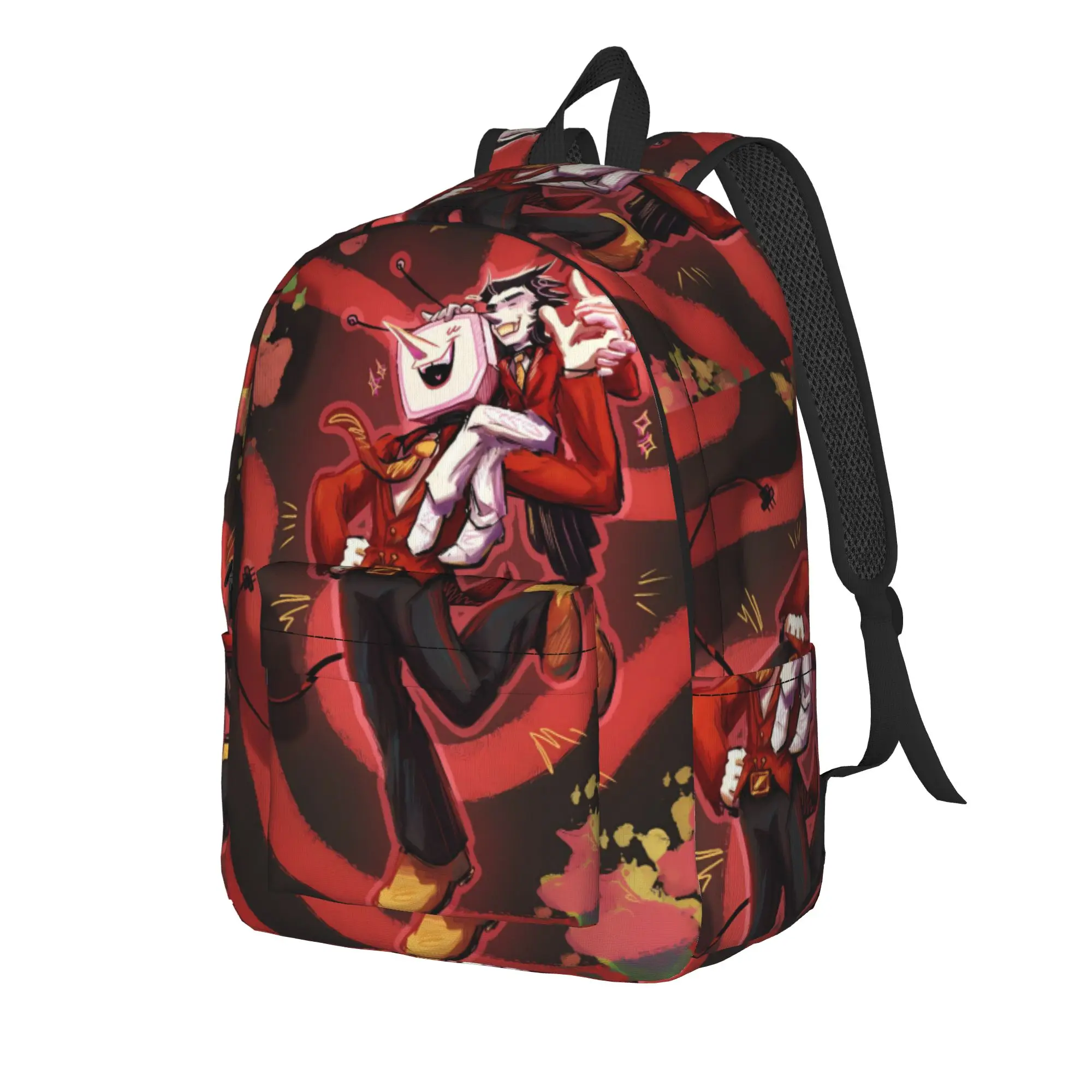Deltarune 3 Tenna It Is TV Time Backpack  Modern Backpacks Boy Girl Sport Large High School Bags Design Rucksack
