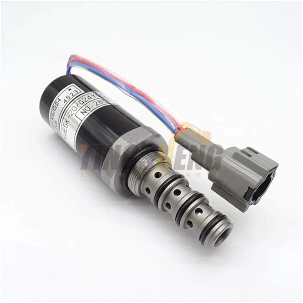 

The rotary solenoid valve KWE5K-20 G24Y05 SKX5 G24-205 for the hydraulic pump of excavator parts is used for Kato HD820-2-3