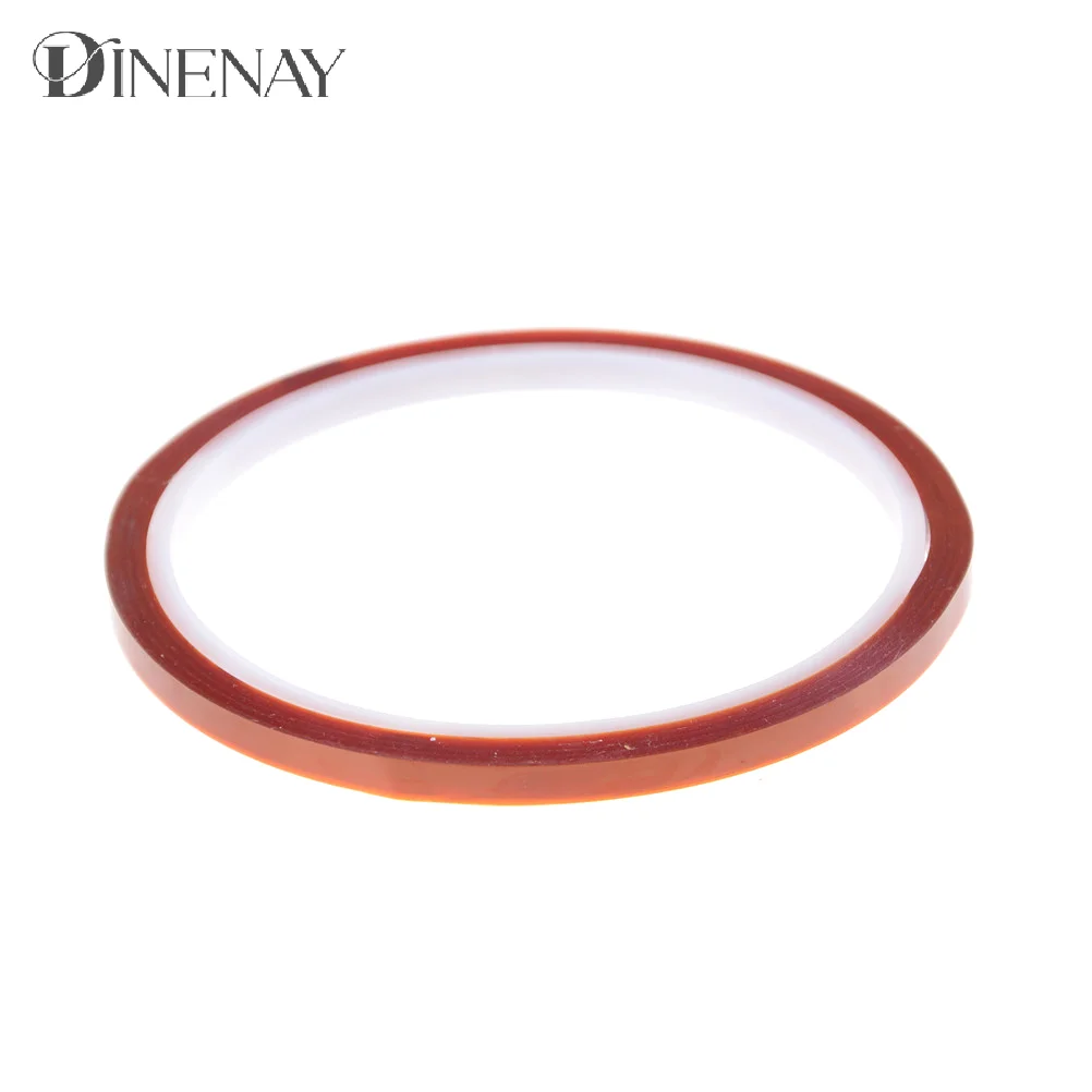 5mm X 33m Heat Resistant High Temperature Polyimide Adhesive Tape Tawny