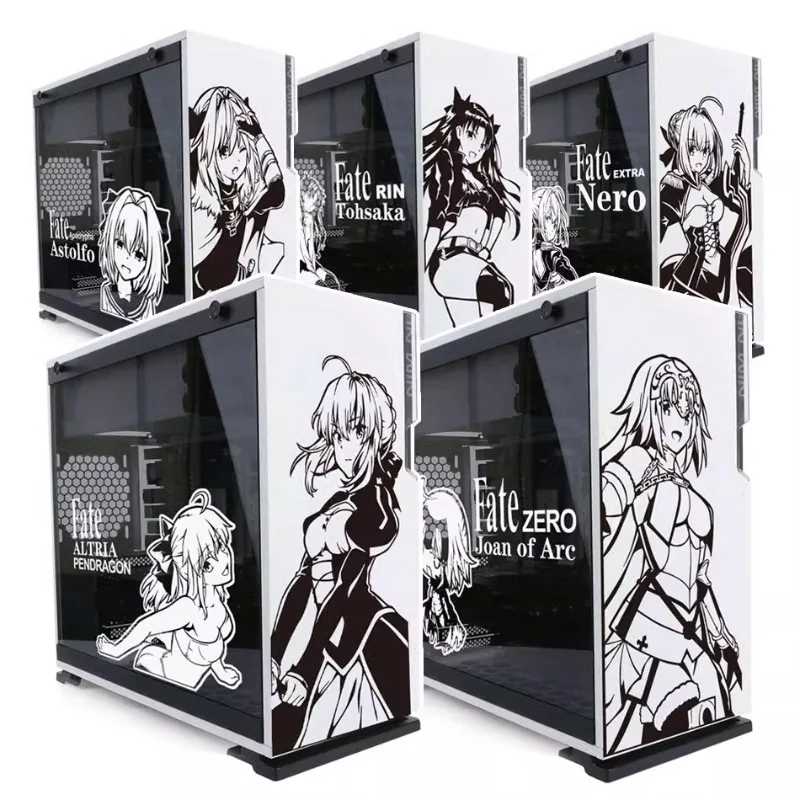 

FATE peripheral stickers anime chassis stickers SABER Joan of Arc computer chassis decorative stickers