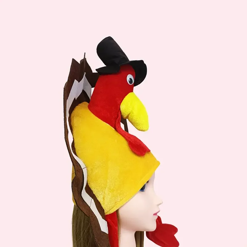 Thanksgiving Day Party Young Boys And Girls Turkey Hat Cap