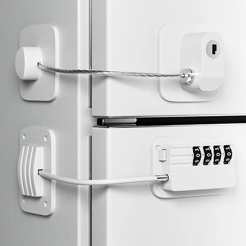 

Non Drilling Refrigerator Safety Lock Anti-theft Window Limit Drawer Lock Cabinet Dedicated Children's Password Lock Hardware