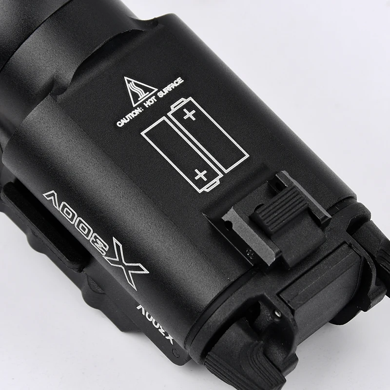 Surefir X300 X300U Ultra X300V XH35 금속 스트로브 LED 라이트 20mm 레일 장착 사냥 손전등 Airsoft 전술 권총 총에 적합 썸네일 3