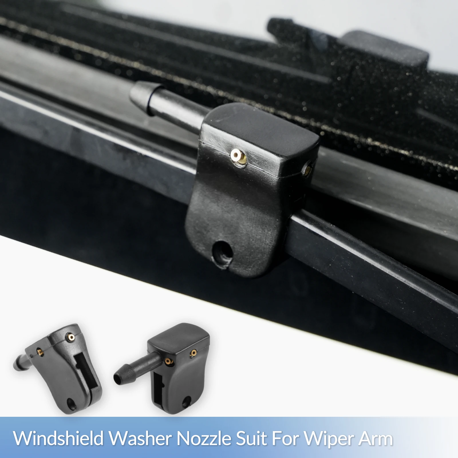 Erick\'s Wiper 2Pcs/set Car Washer Nozzle Spray Jet For Mercedes-Benz Vito W638 Sprinter Mounted onto Wiper Arm Sprayer