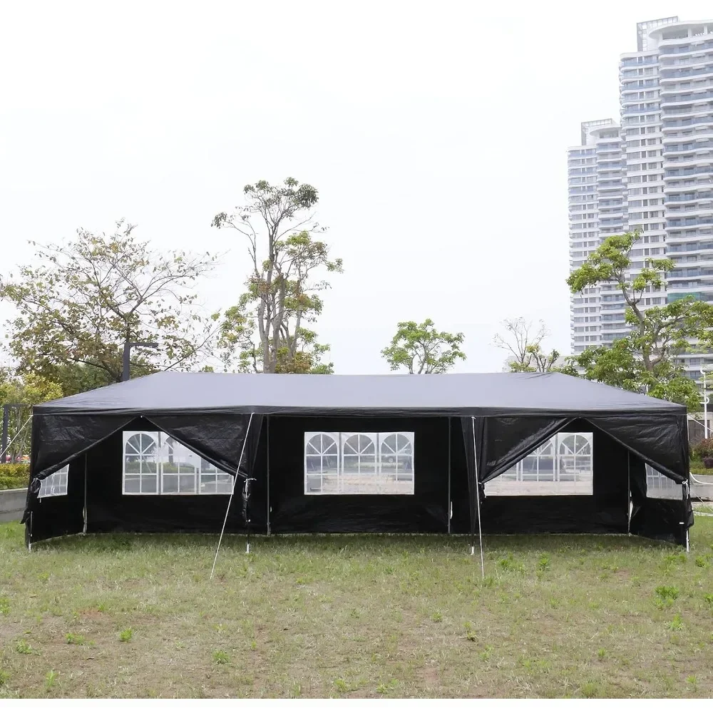 pavilion,Party Tent, Tents for Parties, Outdoor Wedding Tent Patio Canopy Tent with Removable Sidewalls Instant Event Tent,