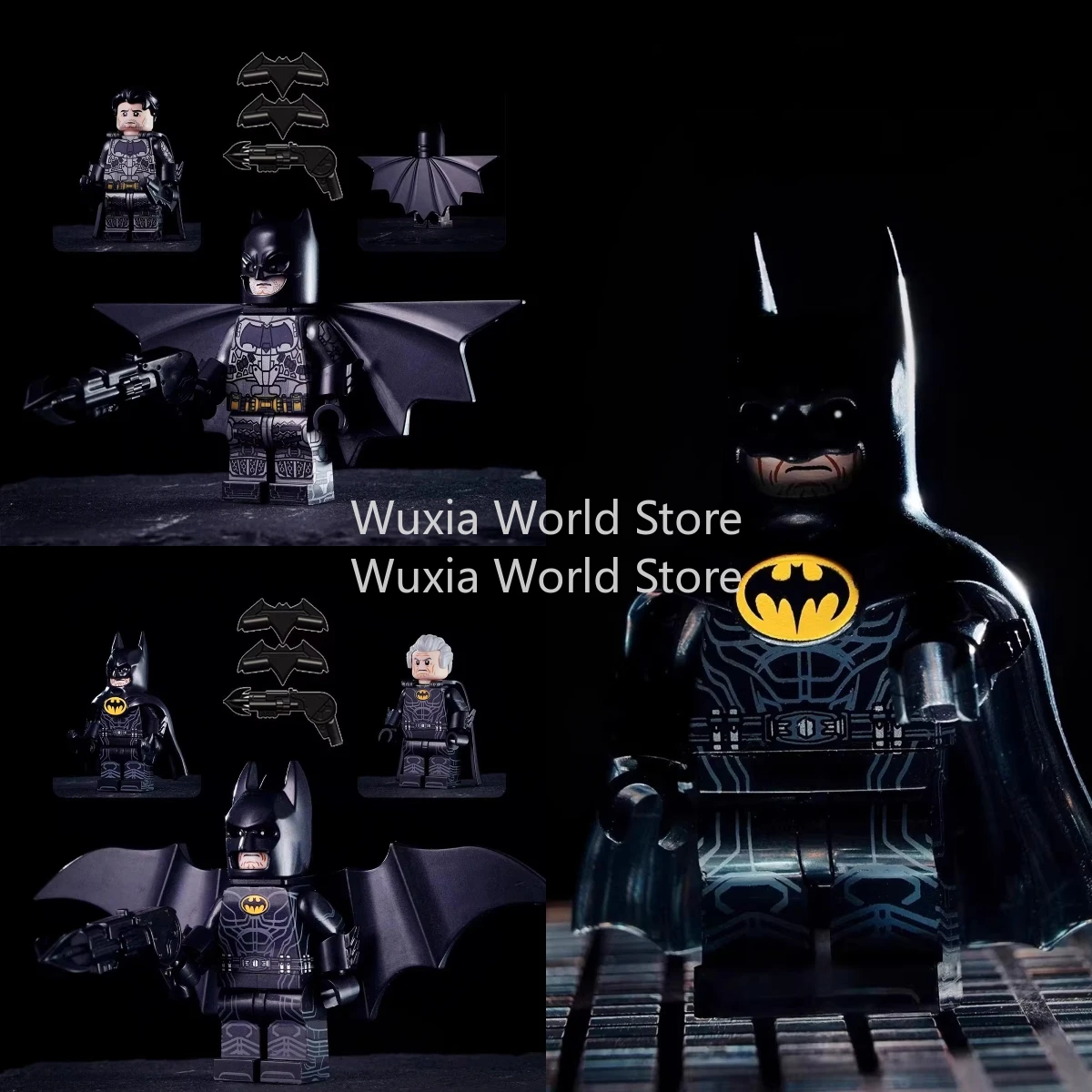 

Justice League Movie Figure Batman Perimeter 5cm Assembling Building Blocks Desktop Decoration Ornaments Kids Birthday Gifts Toy