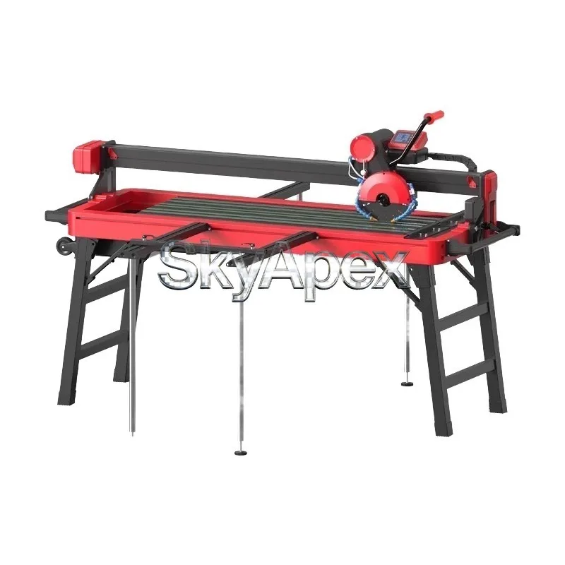 Full Automatic Desktop Stone Cutting Equipment Slate Dustless Chamfer Groove Edge Polishing All-in-one Machine