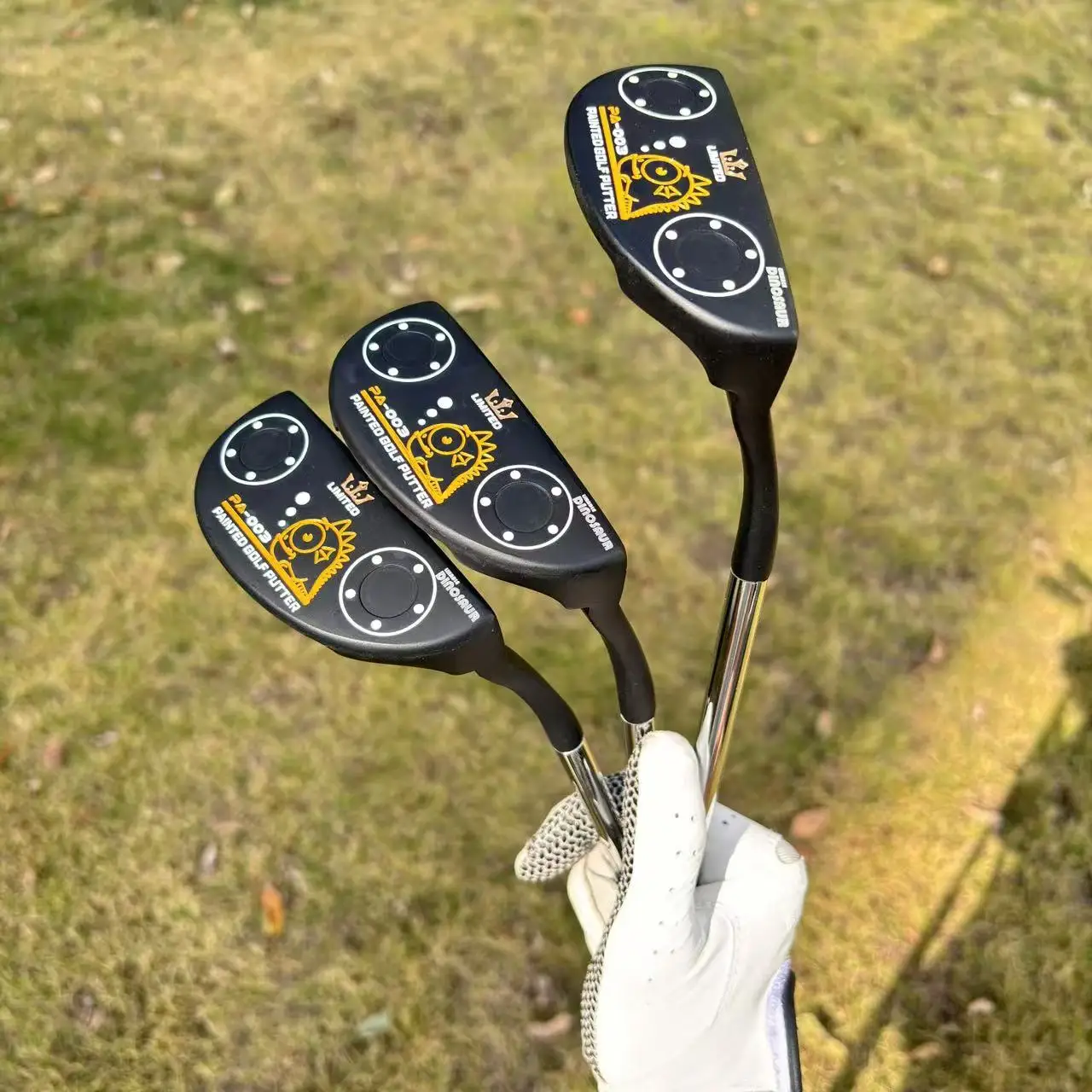 Wvvx PA-003 Premium Golf Putter | 81.28/83.82/86.36/88.9cm Zinc Alloy Head with Rubber Grip, S-Stiff Steel Shaft for Ri