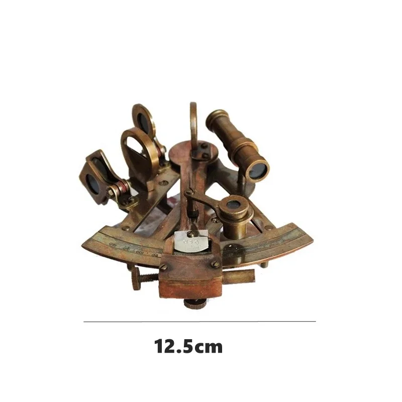

Vintage European Western antique ornament sextant model home desktop decoration