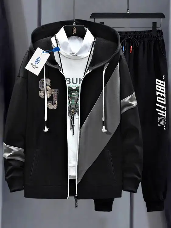 

Повседневная толстовка-куртка для мальчиков 2024: Новинка весенне-осеннего сезона для старшеклассников, подростков и мужчин (модель Haome Big Kids)